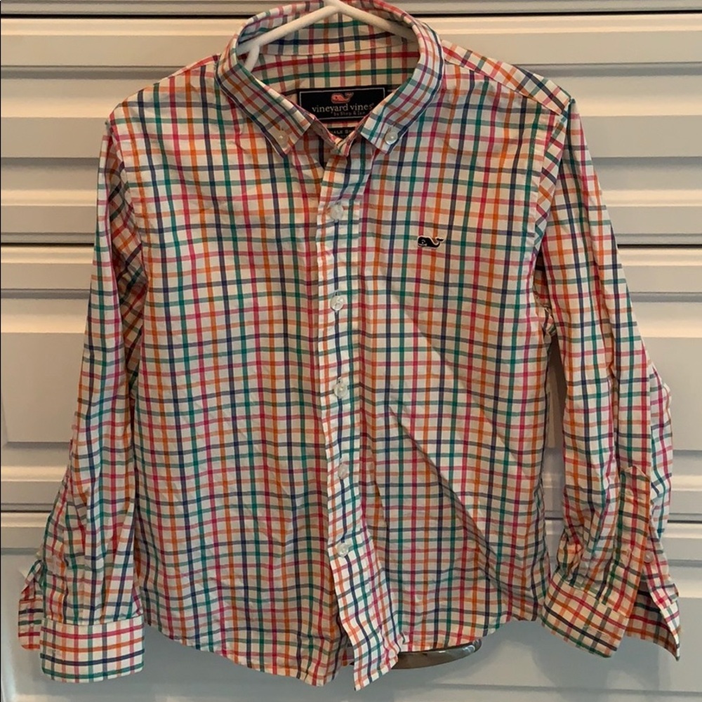 Like new Sz 5 Vineyard Vines colorful button down